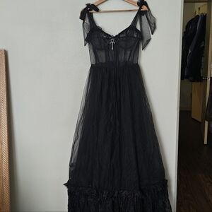 Dolls Kill Dance With Death Sleeveless Maxi Dress
